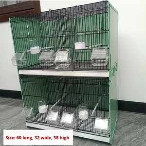 Yeni Metal Kuş Üretim Kafesleri, Kanarya, Gri Serçeler, Altın Sığırlar ve Hibiskus Evcil Kuşları için Sıkı Bağlantılı - Product Image 2