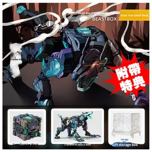 52 juguetes Beast Box Universal Lobo canguro transformación plástico montaje Mecha modelo nuevo regalo de cumpleaños para niños inspirado Frozen - Product Image 3