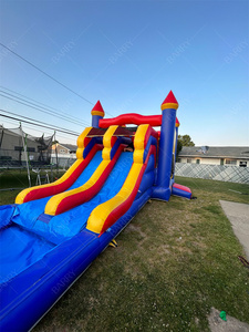 Thương mại cho thuê Top bán nhà máy Giá trượt <span class=keywords><strong>Inflatable</strong></span> lâu đài bouncy thương mại cho thuê Bouncer Combo cho trẻ em bên cho thuê - Product Image 3