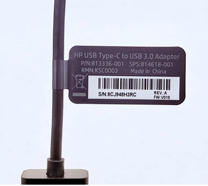 Adaptador USB Tipo-C a USB 3.0 para <span class=keywords><strong>HP</strong></span> 813336-001 814618-001 - Product Image 2