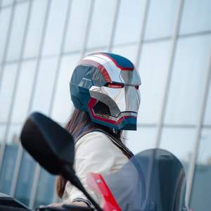 Elmetto da <span class=keywords><strong>guerra</strong></span> COSPLAY donna ferro maschera Robot elettrico può indossare casco da donna in ferro controllato - Product Image 1