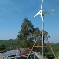 Éolienne compacte 400W 12V/24V - Hybride éolien-solaire pour usage domestique et professionnel (surveillance, pêcheurs et pêcheurs itinérants)