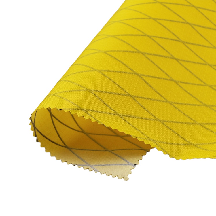 Laminated 210D 100% Ripstop Nylon Fabric With Waterproof Tear-Resistant for Bag Backpack Luggage Fabric