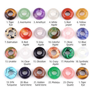 Cuentas de Ábaco de Piedra Natural Pulida de 1201-6x12mm con Orificio de 5mm, Accesorios de Joyería de Feng Shui para Manualidades, Venta al por Mayor - Product Image 3