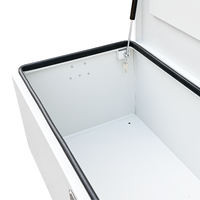 Caja de Almacenamiento para Exteriores Resistente al Polvo y al Agua con Cerradura de Alta Seguridad |   Caja de Almacenamiento con Acabado Lacado Personalizado y Entrada con Llave para Camionetas