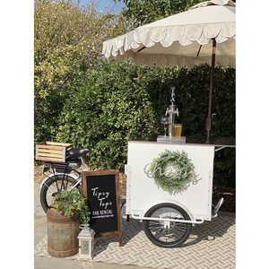 Chariot à bonbons personnalisé, chariot mobile vintage, distributeur <span class=keywords><strong>de</strong></span> bière doré, chariot à <span class=keywords><strong>champagne</strong></span> pour mariage - Product Image 5