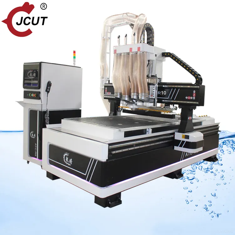 cnc atc machine 1325 4 process 6kw spindle woodworking machinery center 1325 for modern furniture making