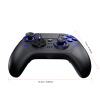Manette de jeu sans fil GAMINJA à six axes BT 5.0, prix d'usine OEM, pour NS Switch PS4 PC, boutons programmables