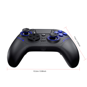 Manette de <span class=keywords><strong>jeu</strong></span> sans fil GAMINJA à six axes BT 5.0, prix d'usine OEM, pour NS <span class=keywords><strong>Switch</strong></span> PS4 PC, boutons programmables - Product Image 3