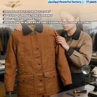 V.ROC.V CP-JKT-113 Veste de travail unisexe imperméable en toile de coton avec doublure matelassée, détection par aiguille, norme Oeko-Tex