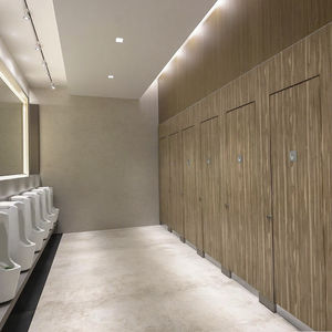 FumeiHua HPL Compact Phénolique Conseil Étanche <span class=keywords><strong>Douche</strong></span> Toilette Cloison Cabines En Acier Inoxydable <span class=keywords><strong>Accessoires</strong></span> Décoratif Meubles Utilisation - Product Image 1