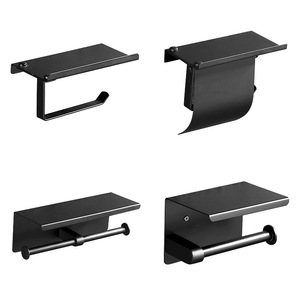 Double porte-<span class=keywords><strong>papier</strong></span> toilette en acier inoxydable avec rangement, porte-<span class=keywords><strong>papier</strong></span> hygiénique avec étagère, porte-<span class=keywords><strong>rouleau</strong></span> de <span class=keywords><strong>papier</strong></span> toilette - Product Image 5