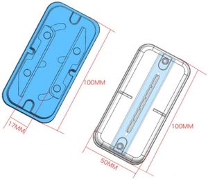 กล่องจัดระเบียบอเนกประสงค์พลาสติกพร้อมที่ตัดแบ่งยา - Product Image 3