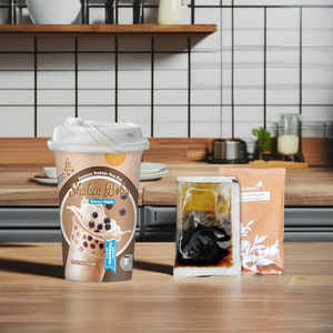 Mélange instantané de thé aux bulles au sucre brun biologique, pour 3 tasses - Product Image 3