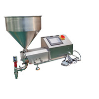 Machine de remplissage de liquide de crème en bouteille semi-automatique
