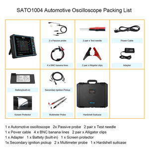 ออสซิลโลสโคปยานยนต์ Micsig SATO1004 100MHz 4 ช่องสัญญาณ 1GSa/S ออสซิลโลสโคปดิจิตอลแบบพกพาพร้อมกระเป๋า - Product Image 6