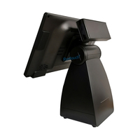 Terminal POS IoT con Windows 10 para quiosco de escritorio, impresora de 80mm, NFC, lector de código de barras, terminal de pago