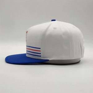 High Quality Customize 5 Panel Snapback <b>Hats</b>,White Pvc Emboss Logo Stipe Snapback Caps,Hip Hop Snapback in Bulk - Product Image 3