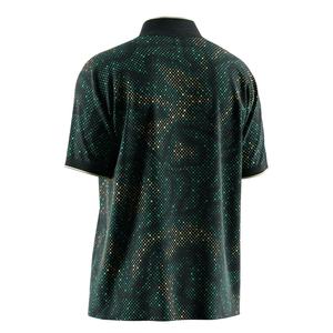 Camiseta de Fútbol que Absorbe la Humedad con Inserciones de Malla Dinámica, Corte Atlético Estructurado y Diseño de Cuello Alto para Agilidad en el Campo - Product Image 6