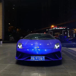 Avec <span class=keywords><strong>Lamborghini</strong></span> Gallardo LP550 LP560 LP570 Carbon Fiber Body Kit LP550 Upgraded P Track Style Front Bumper Rear Bumper Spoiler - Product Image 3