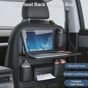 Sac de rangement pour siège de voiture multifonctionnel et abordable de haute qualité, sac d'organisation pour siège arrière de voiture, sac pliable pour dossier de siège de voiture - Product Image 3