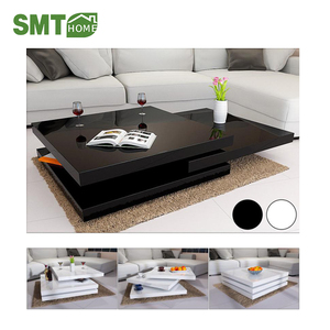 Đồ Nội Thất Phòng Khách Mẫu Mới 2021 Bàn Cà Phê UV Có Độ Bóng Cao - Product Image 4