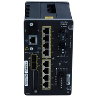 Commutateur Cisco Catalyst IE-3400-8T2S-A, commutateur industriel robuste, 8x 1G RJ45, 2x 1G SFP, couche 3, -40°C à 75°C, licence Network Advantage