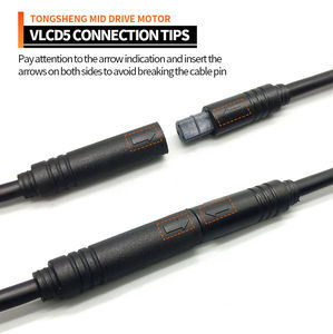 <span class=keywords><strong>2025</strong></span> tongsheng אופניים חשמליים vlcd5 6 pin 8 pin 36v תצוגת tsdz2 שליטה במרכז מנוע פאנל מצערת-חלקי אופניים - Product Image 3