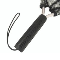 Draagbare Nylon Visnet Hoge Kwaliteit Aluminium Handvat Schepnet