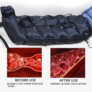 Equipo de recuperación deportiva ideal Pantalones de masaje de compresión de 6 cámaras inalámbricos para piernas Circulación de cadera y relajación - Product Image 5