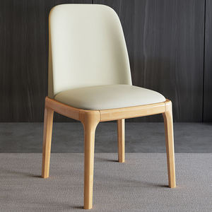 Muebles de comedor de estilo industrial moderno, con sillas de madera tapizadas, ideales para exteriores, apartamentos y restaurantes. - Product Image 4