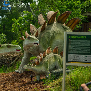 SGAD022 chino Zigong dinosaurio fábrica personalizado dinosaurio modelo Animatronic Stegosaurus Dino para Parque - Product Image 1
