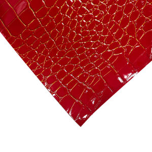 Producto <span class=keywords><strong>de</strong></span> cuero sintético con patrón <span class=keywords><strong>de</strong></span> cocodrilo <span class=keywords><strong>de</strong></span> línea dorada <span class=keywords><strong>de</strong></span> salida <span class=keywords><strong>de</strong></span> fábrica <span class=keywords><strong>para</strong></span> bolso, Maleta, joyero, ropa - Product Image 3