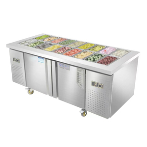 Réfrigérateur de restaurant commercial, <span class=keywords><strong>comptoir</strong></span> de présentation de bar à salades avec refroidisseur sous le réfrigérateur - Product Image 4