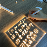 Panneau lumineux led note pour la maison, réglable, multifonction, créative