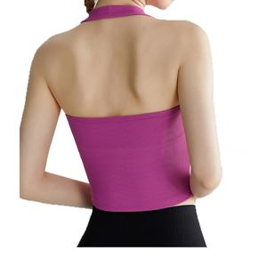 Custom All-In-One <b>Women's</b> Lightweight High Support Yoga Sports Tank <b>Top</b> Breathable Quick-Dry Sweat-Wicking V-neck Tank <b>Top</b> - Product Image 6