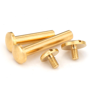 Offres Spéciales laiton cuivre mâle à femelle tête fendue livre reliure poste <span class=keywords><strong>rivet</strong></span> chicago vis de fournisseur fiable - Product Image 3
