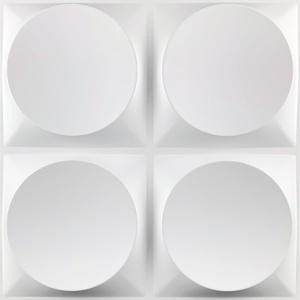 Paneles de Pared 3D de PVC, Ignífugos, Resistentes al Fuego, para <span class=keywords><strong>Hoteles</strong></span>, 500*500, Más Vendidos - Product Image 6