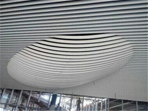 Panneau suspendu en métal ondulé avec placage en aluminium, résistant à la rouille, pour revêtement métallique de bâtiment - Product Image 5