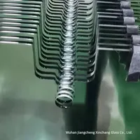 Grosir kaca Tempered 12mm kaca apung kekuatan tinggi untuk rumah sakit dan kamar mandi menggunakan merek Xinsheng produsen