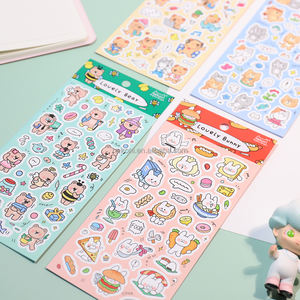 Pegatinas Adhesivas Decorativas para Móviles y Computadoras de la Serie Nekoni Classic <span class=keywords><strong>Manga</strong></span> Office Bear Milk Rabbit - Product Image 3