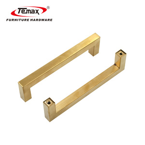 Tirador de puerta de acero inoxidable cuadrado de moda Temax para herrajes para muebles - Product Image 5