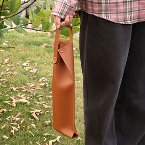 Bolsa de Vino de Cuero de Moda al por Mayor, Protector de Botella Portátil Reutilizable con Asa para Accesorios de Regalo de Bar - Product Image 3