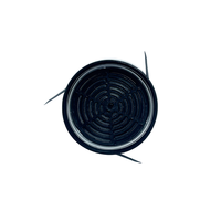 Grille d'aération de plafond ultra-fine en ABS à bord étroit, réglable, ronde, décorative, pour évacuation d'air