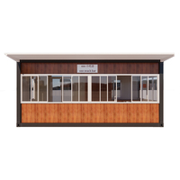 préfabriquée modulaire personnalisée Magasin conteneur Panneaux sandwich ignifuges portables paquet plat conteneur à vendre