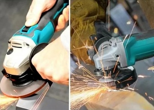 Outil de découpe et de meulage sans fil à vitesse variable électrique ; modèle sans balais de 5 pouces, 125 millimètres, 18 V – meuleuse d'angle. - Product Image 5