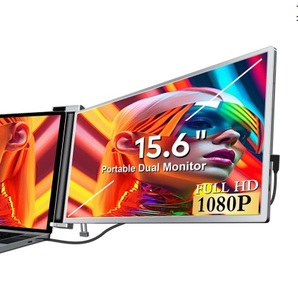 15.6 ba màn hình máy tính xách tay, màn hình bên phải 180 ° xoay, cắm và chơi cho 15.6-17.3 "Windows/Mac(M1/M2/m3) Pro/max-s3 - Product Image 1
