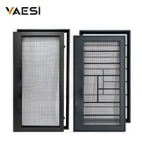 Ventana deslizante de cocina moderna con mosquitera Ventanas corredizas de aluminio de vidrio a prueba de sonido para casas