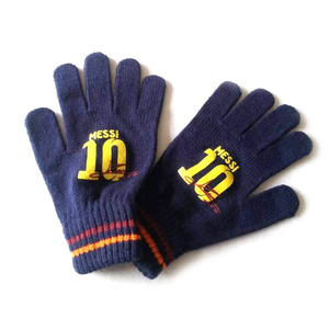 Guantes de mano con Logo personalizado para hombre y mujer, guantes de punto para invierno, color amarillo y naranja, <span class=keywords><strong>nfl</strong></span>, accesorios de moda - Product Image 3
