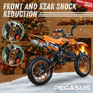 Minimoto de Gasolina Pegasus de 49cc y 2 Tiempos, Minimoto de Cross para Niños y Adolescentes - Product Image 6